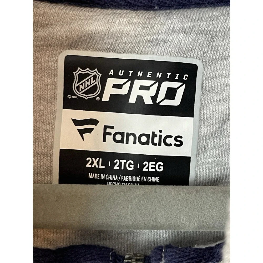 Men's 2XL NWOT Nashville Predators Fanatics‎ 2020 Winter Classic 1/4 Zip Jacket